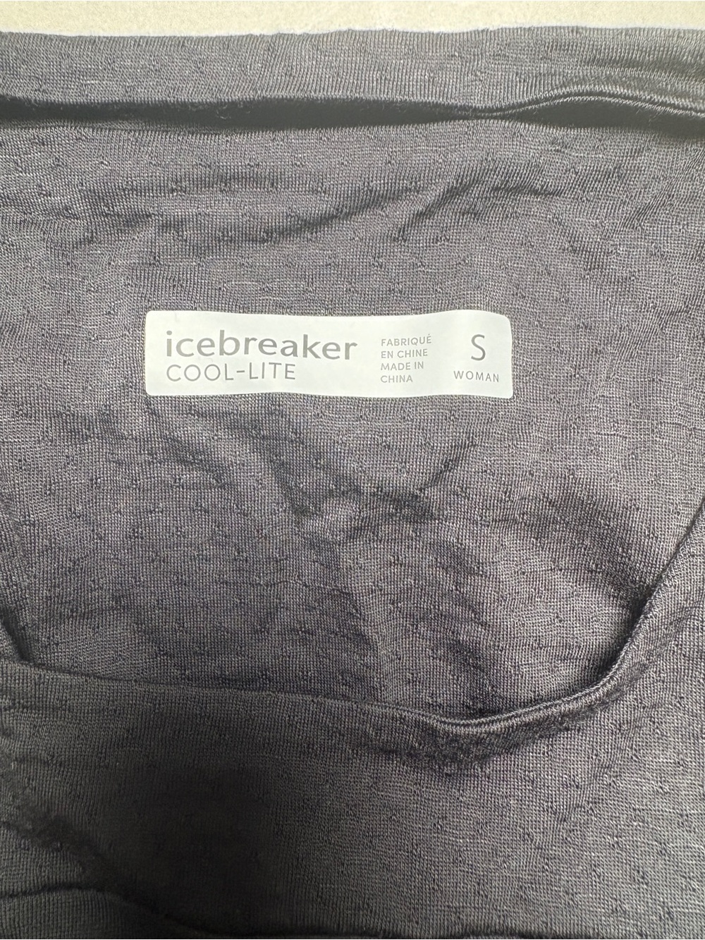 NWOT Icebreaker Black Women's Athletic Tank Top - Picture 5 of 7